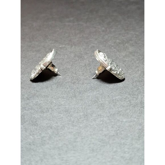 MVB pewter basket earrings - Picture 4 of 7